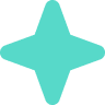 Teal cross icon displayed on dark backdrop